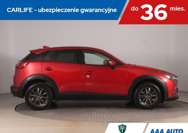 Mazda CX-3 cena 76000 przebieg: 55224, rok produkcji 2017 z Chojna małe 326